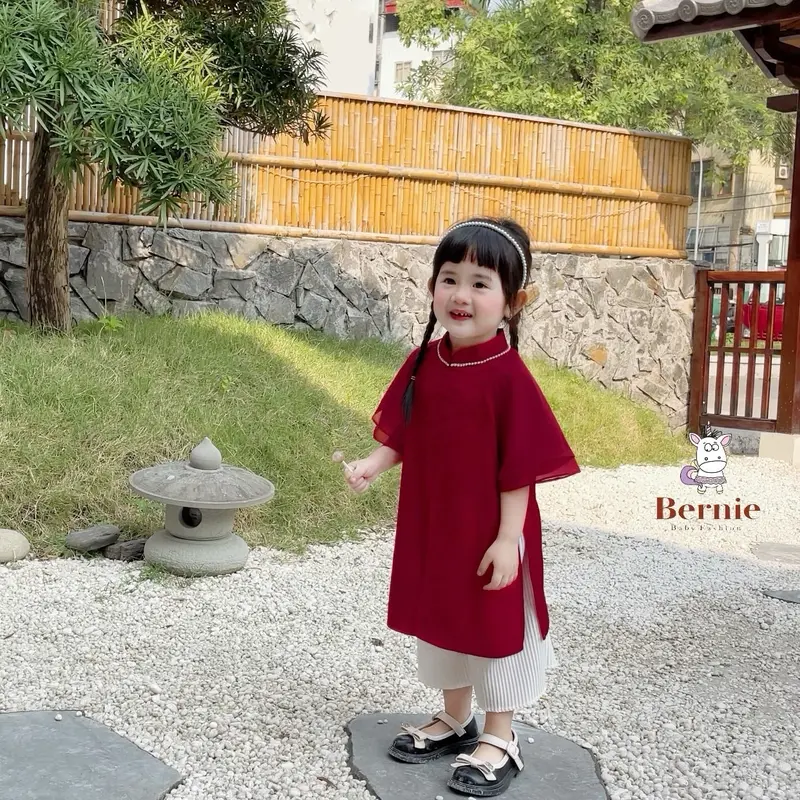 BERNIE - Áo dài tết cho bé gái Em bé 3