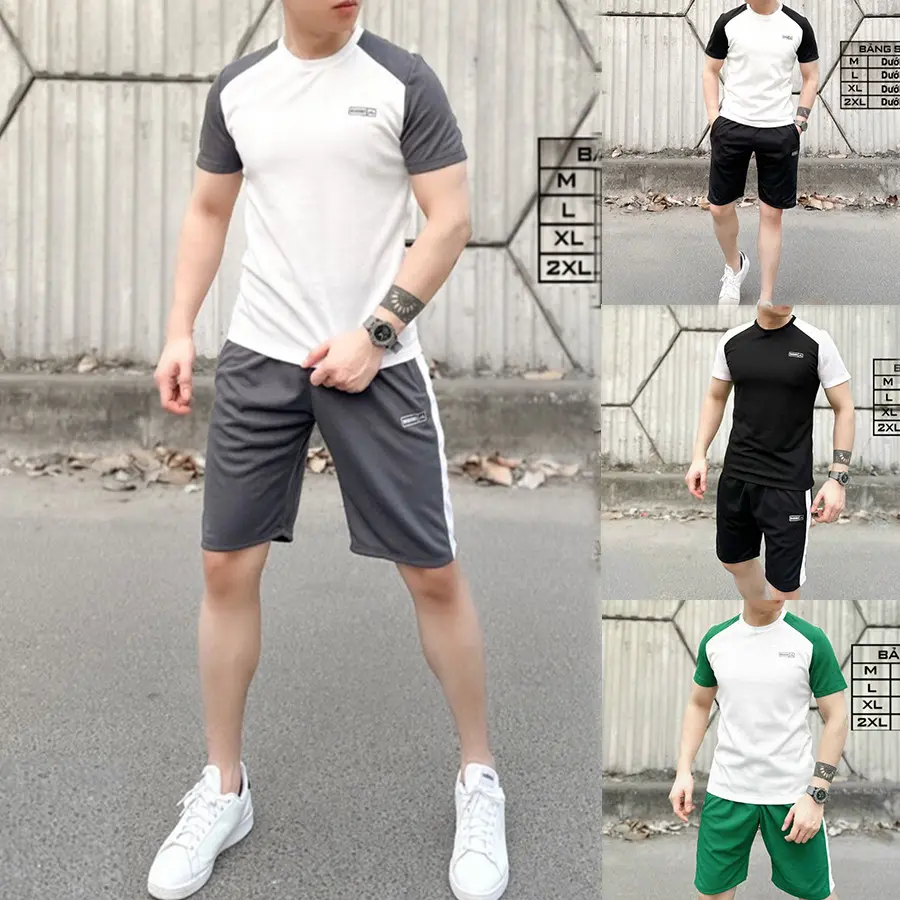 Bộ đồ nam kiểu dáng thể thao năng động, chất liệu mát đẹp không xù