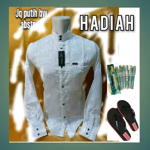 ssh kemko ahlan jaguar sultan ( hadiah siwak & sandal ) kameja slimfit kameja santai bahan adem lembut terlaris Katun Hitam Cokelat Navy Putih Koko Muslim Bordir Belah Samping Dewasa Panjang