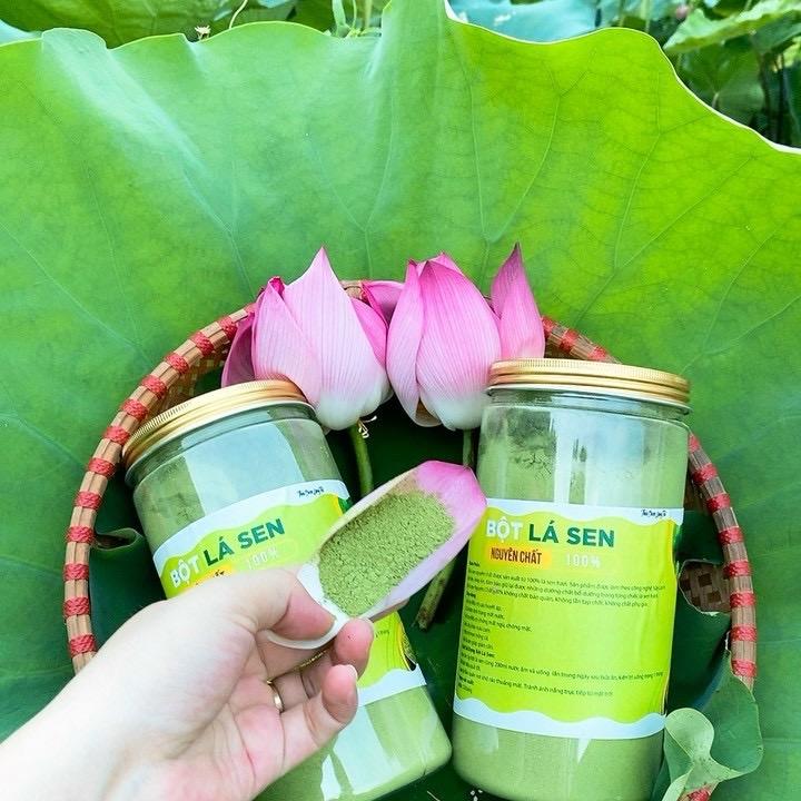 500gr Bột lá sen sấy lạnh nguyên chất 3