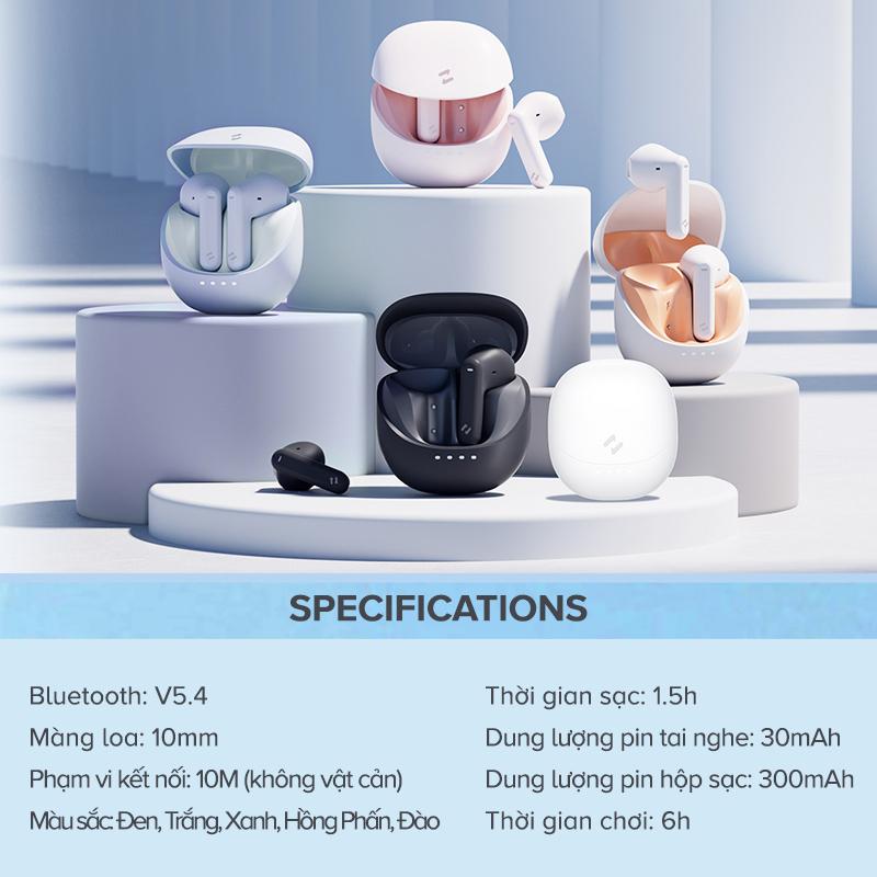  Tai nghe TWS HAVIT TW931 Thiết kế Công thái học Bluetooth 5.4 Chống ồn Nghe Đến 6H - Chính Hãng Bảo Hành 12 Tháng - Nghe Nhạc Nhét Tai Earphone Không Dây 