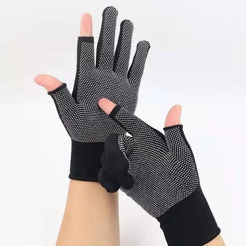 Găng Tay Lái Xe, Co Giãn, Chống Trượt, Chống Mài Mòn, Chống Nắng, Hở Ngón, Thích Hợp Cho Thể Thao Và Đi Xe Đạp, Găng Tay Câu Cá, Dành Cho Nam Và Nữ 4