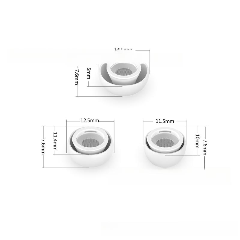 Product Introduction of [Tik Tok hot] Compatible with Apple XS S M L Size 3rd Generation Earbuds Replacement Ear Tips Earbuds 3rd Generation Ear Tips Silicone Earbuds 5