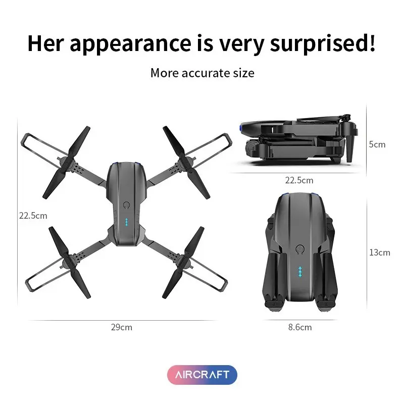 DRONE E99 K3 PRO 4K HD DUAL KAMERA MURAH - double camera Remote 3