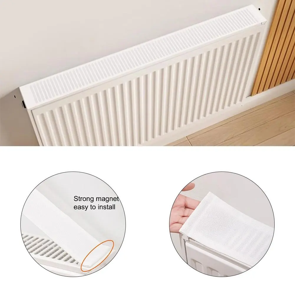 Radiator Dust Cover To Block Decorative Radiator Pad Built-in Magnet Fixed
