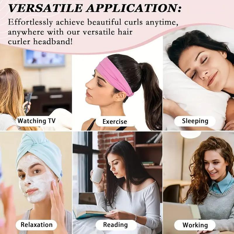 Heatless Hair Curler Set, 9 Counts/set Hair Curler Headband, Hair Styling Accessories for Women & Girls, Professional Hair Styling Tools for Daily Use 5