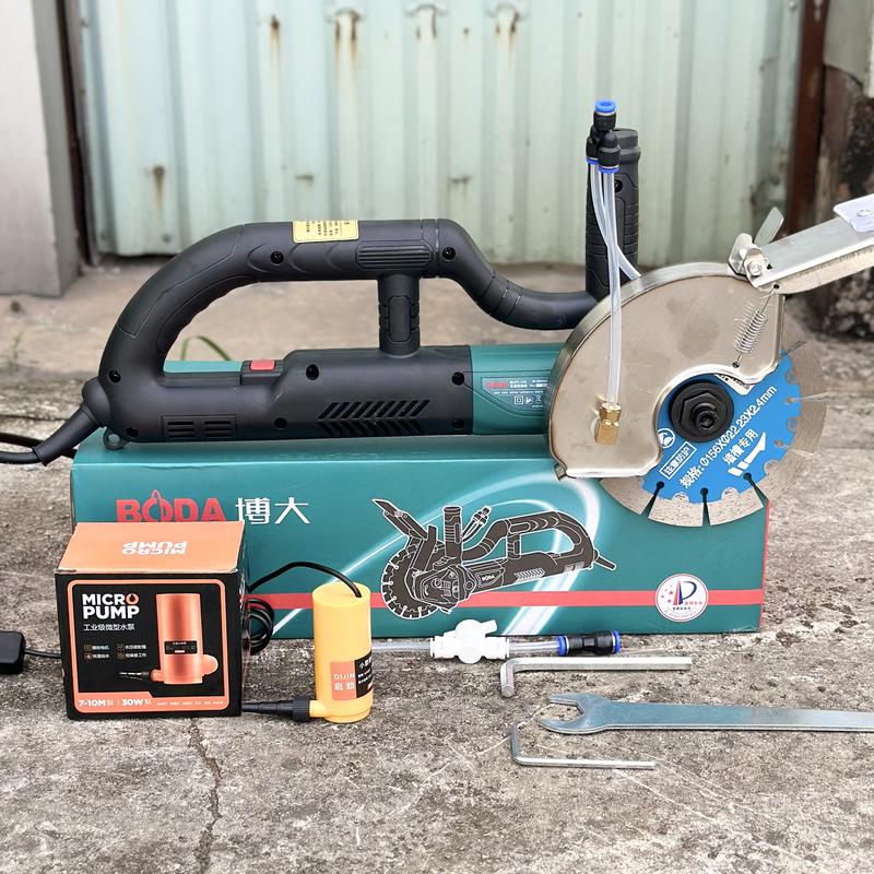 Máy Cắt Rãnh Tường Boda BLC1 - 170 Không Chổi Than Công Suất Lớn 3200W Tặng Kèm 1 Bơm và 1 Lưỡi