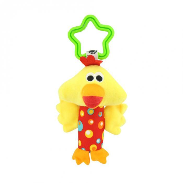Product Introduction of Newborn Baby Plush Stroller Toys Baby Cartoon Animal Hanging Bell Educational Baby Toys 0-12 Months 3