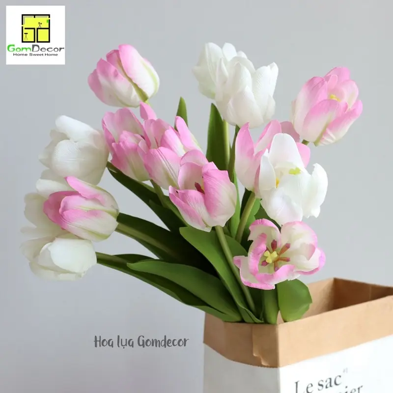 Hoa tulip cao su hoa tulip giả hoa lụa đẹp cao cấp, tulip lụa, tulip giả, hoa tulip, hoa giả cao cấp, hoa lụa đẹp, hoa lụa cao cấp, hoa giả đẹp 2