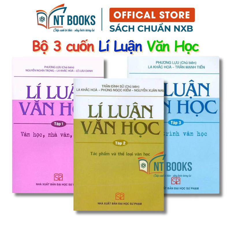 Sách - Combo Lí luận văn học 3 tập - Phương Lựu Nguyễn Nghĩa Trọng La Khắc Hoà Lê Lưu Oanh - SP