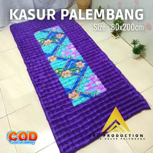 Kasur Lipat Isian Kapuk Majun Ukuran 80x200cm Tilam Karpet Lantai