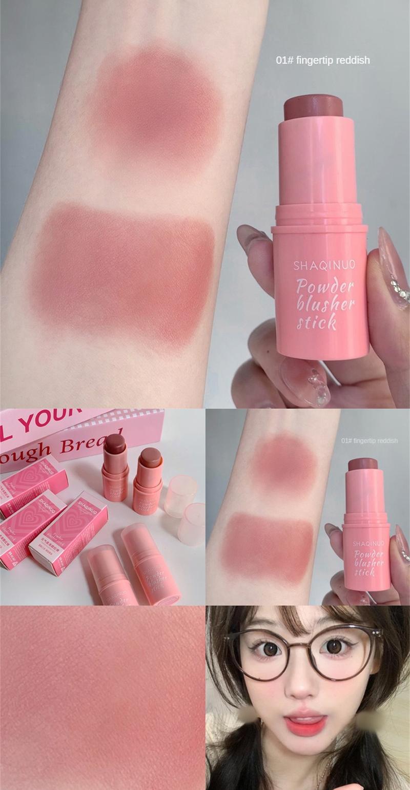 Product Introduction of SHAQINUO Natural Matte Powder Mist, Natural Nude Makeup Blush, Contouring Powder, Delicate And Easy To Color, Matte Nude Makeup, Natural Gentle, Non-removing Makeup 27