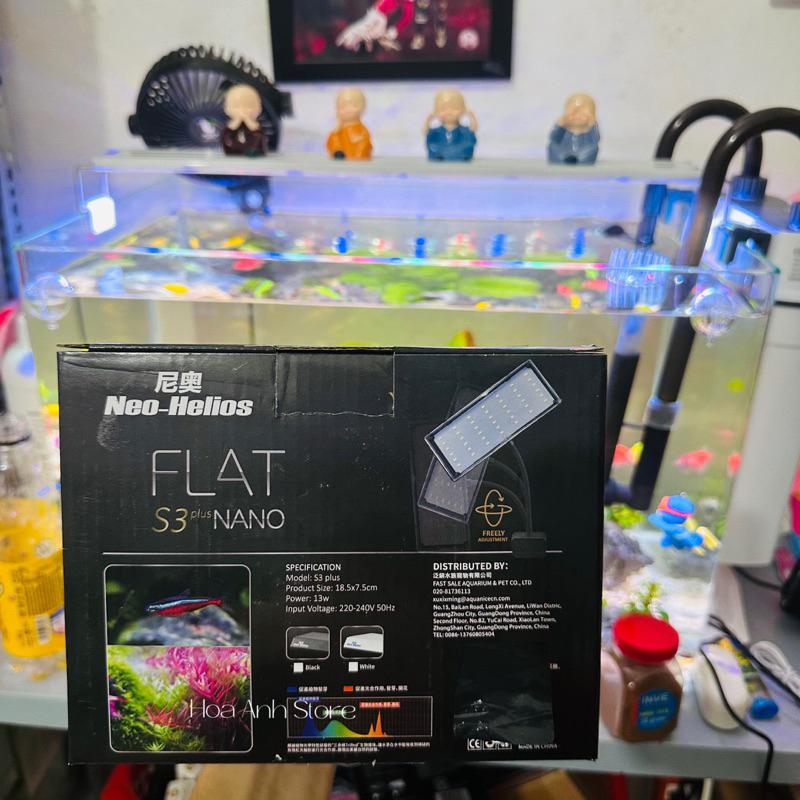 Đèn Led Neo Helios Đỏ Cá FLAT S3 Plus Nano Đánh Đỏ Cá Không Đỏ nước Chuyên Dụng Cho Hồ Thủy Sinh, Hồ Cá Nhỏ