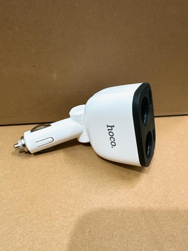 Cốc Sạc Xe Ô Tô Hoco Mã Z28 Kèm 2 Tẩu Sạc Chuẩn 2,4a  Phụ Kiện Hổ Trợ Sạc Nhanh Cho Ô Tô Và Điện Thoại 5