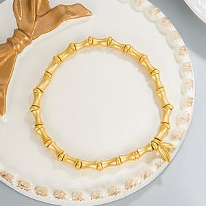 Vòng Tay Nữ, Thiết Kế Nút Thắt Tre, Xu Hướng, Vòng Tay Hai Cuộc Sống Cùng Nhau, Phong Cách Cổ Điển, Chất Liệu Tre, Trang Sức Nữ