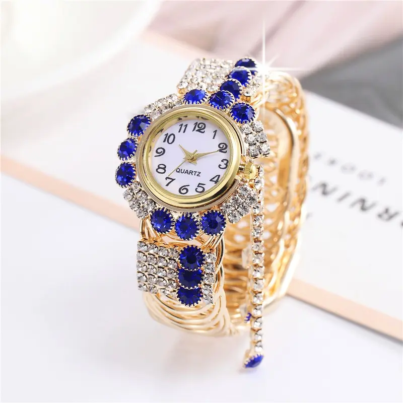Jam Tangan Wanita Mewah Elegan Cantik Full Diamond Anti Karat & Luntur Tahan Air Model Terbaru 2025- JW3 Allready168 Watches 2