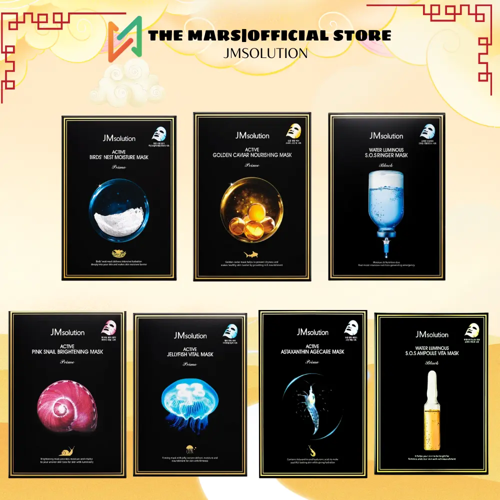 [JMs MIX] COMBO 7 MIẾNG MIX NGẪU NHIÊN 7 MẶT NẠ JM SOLUTION Cấp Ẩm Và Hỗ Trợ Dưỡng Sáng, hỗ trợ phục hồi chăm sóc da, hỗ trợ tái tạo làn da mịn màng - Skincare Cosmetics, Làm Đẹp Da Women Nữ