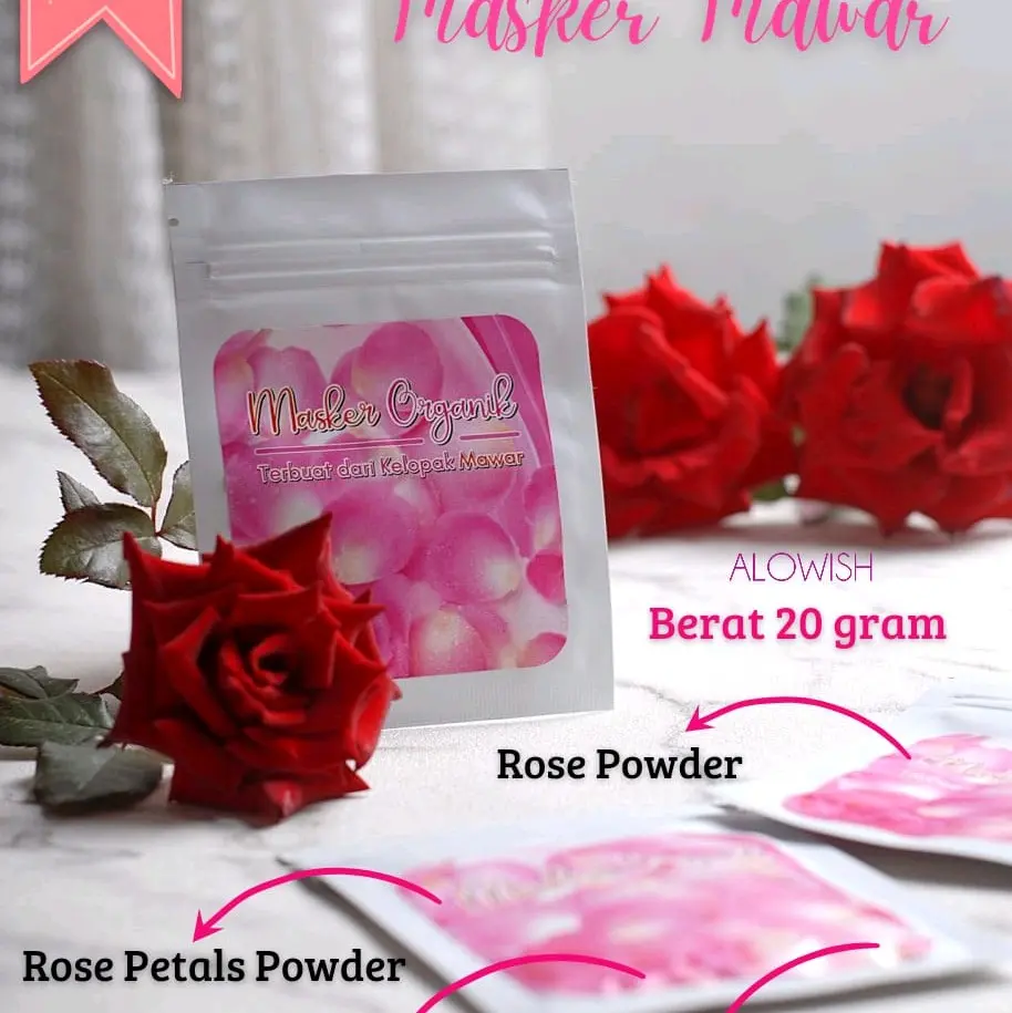 Masker Mawar Hidrasi Semua Jenis Kulit