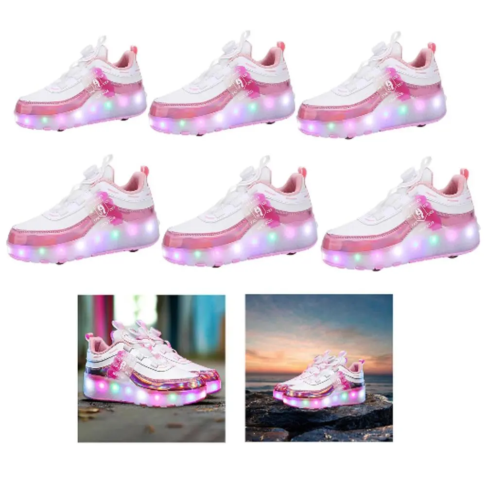 Kids Roller Skate Shoes Light up for Boys Girls for Sports Park Birthday