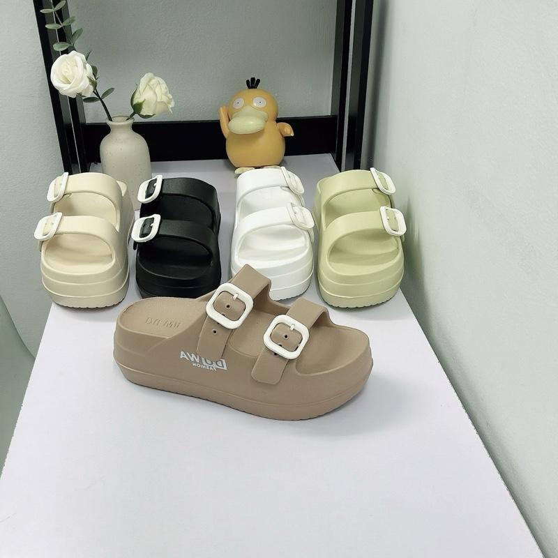 Dép nữ Duwa 2 khoá A-01 chất liệu eva nhẹ đế cao hơn 6cm .