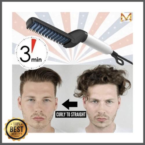 SISIR PELURUS RAMBUT PRIA - CATOK MAGIC 3IN1 - MEN STYLER CURLING IRON - VOLUMEZE FLATTEN SIDE Multifungsi Cepat Aman 2