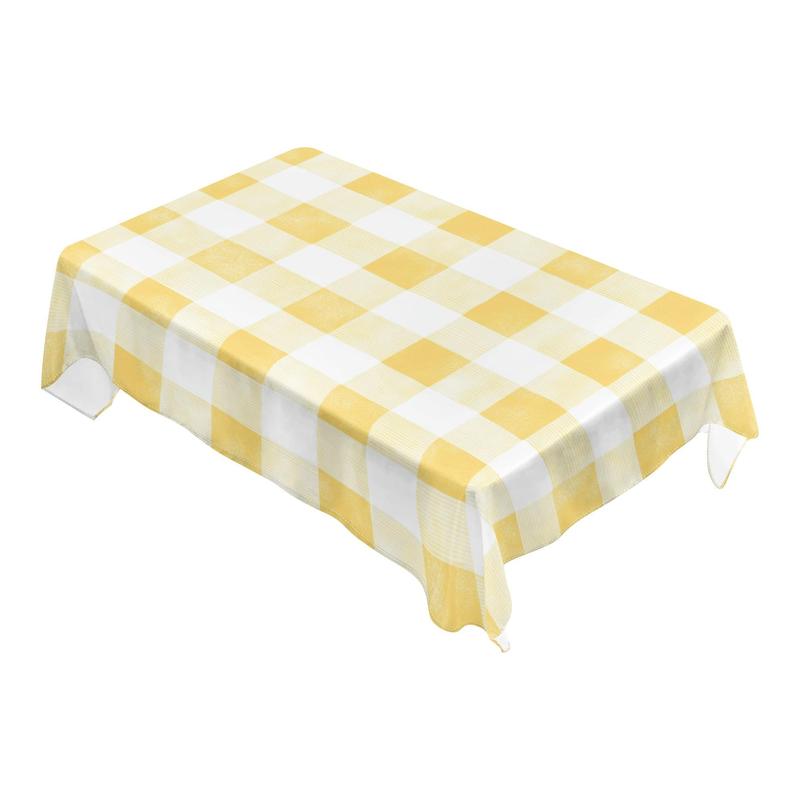 Product Introduction of Checkerboard Pattern Tablecloth, Rectangular Tablecloth, Table Decoration Supplies for Home Kitchen Dining Room Wedding Birthday Festival Party 4