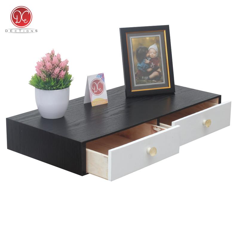Product Introduction of Dections Meja Rias Kamar Tidur 60x30cm 2 Pintu Laci Tempel Dinding Rak Minimalis Modern Aesthetic kayu pajangan furniture Lemari 5