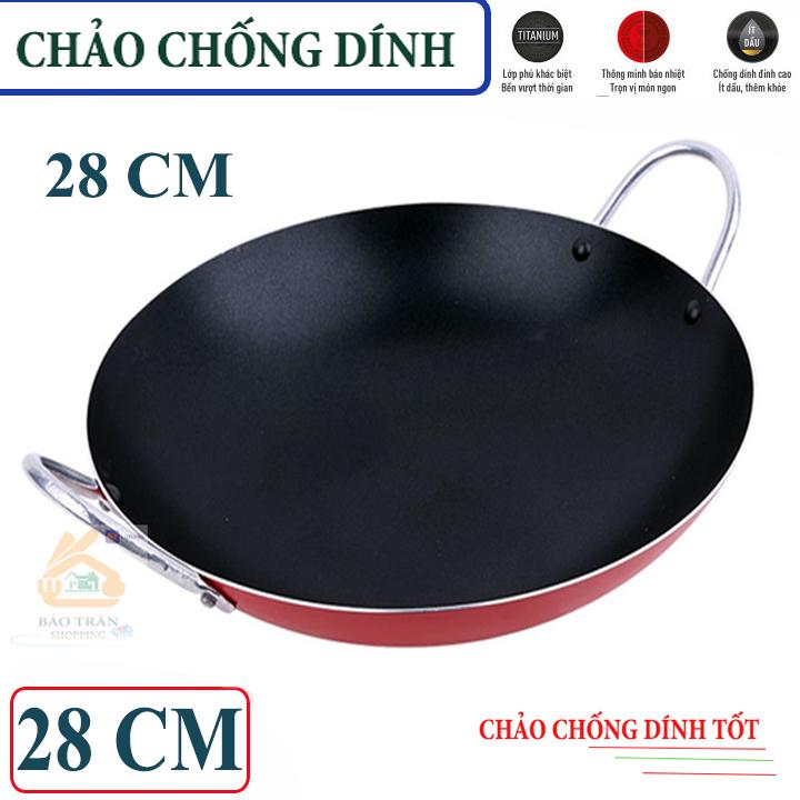 Chảo Rán Chống Dính 2 Quai Sâu Lòng 28cm Công Nghệ Hàn Quốc