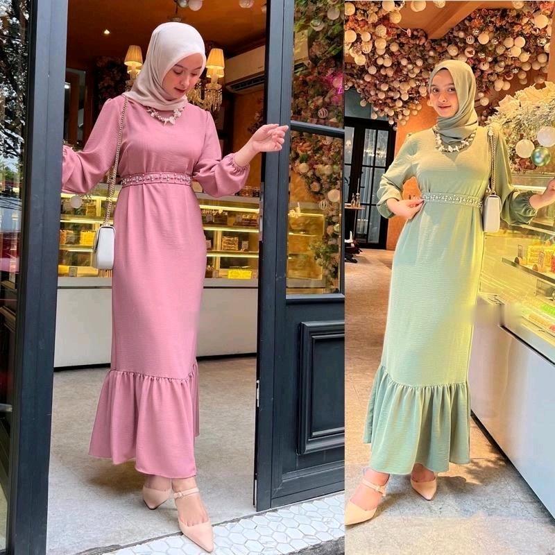Aurora Maxi dress / Dress Mermaid / Dress Duyung / maxi dress korean look 1