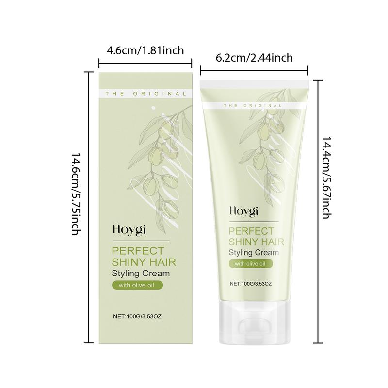 Product Introduction of Smooth Curl Styling Cream, Anti-Frizz & Hydrating Hair Cream, Long-Lasting Shine, Natural Curl Definition, 100g Wax for Women 10