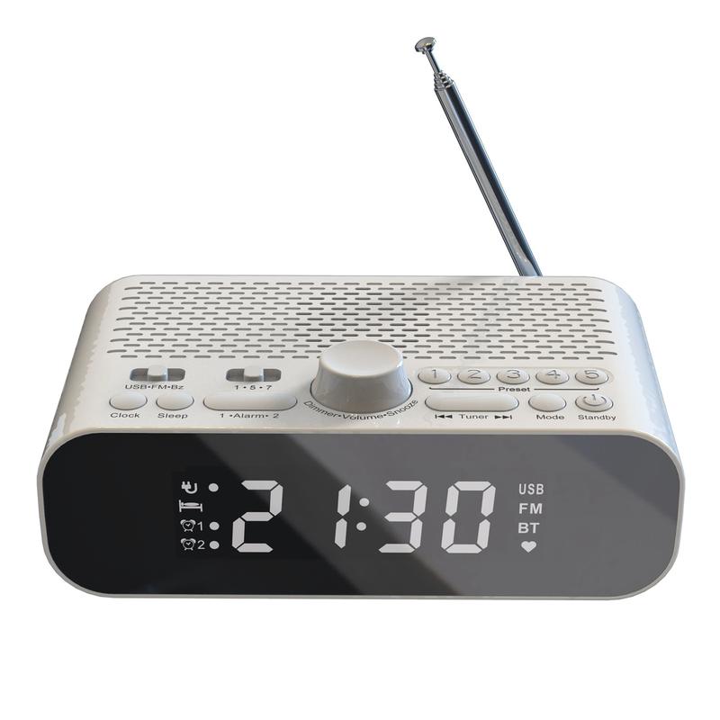 Jam Razio Radio Jam FM, dengan Bluetooth Streaming, Mainkan Paparan LED, - TikTok ...