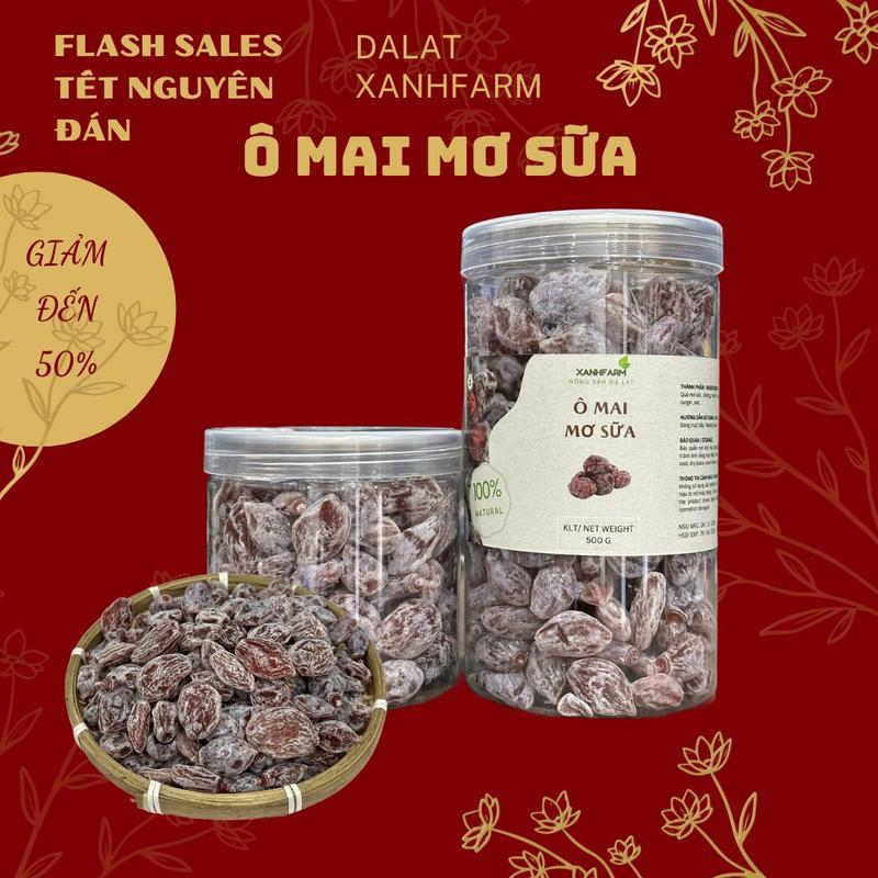 [ Mua 1 Tặng 1 ] Ô Mai Xí Muội Mơ Sữa Không Hạt Chua Ngọt Food Ăn Vặt