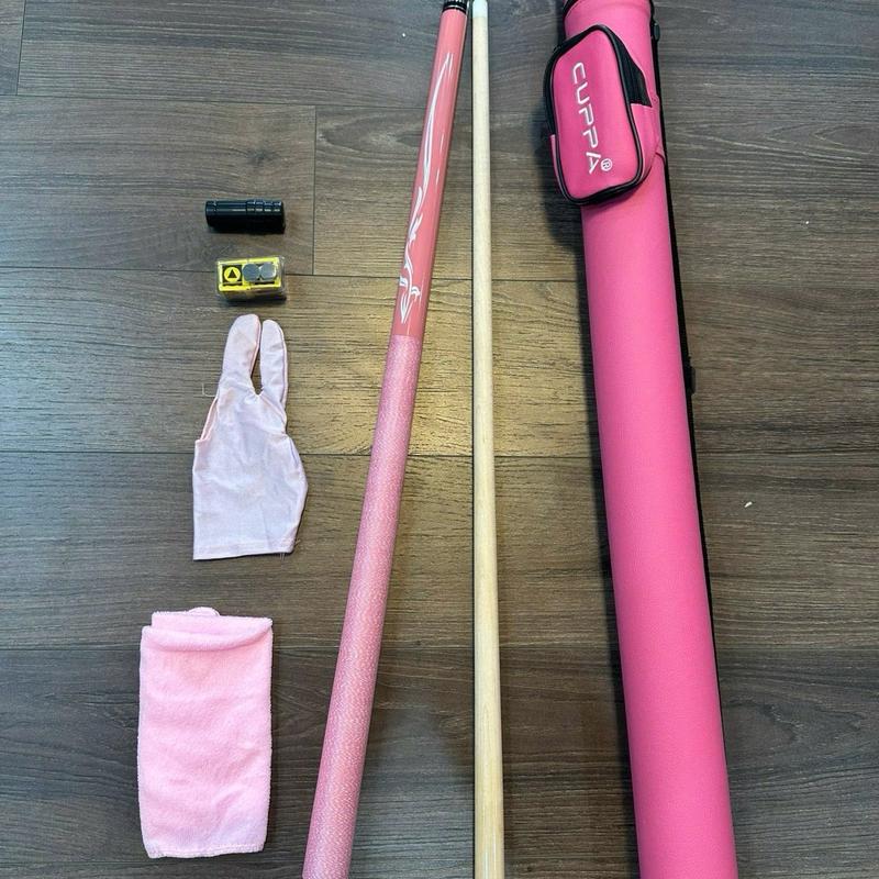 Combo cơ - Cơ Cuppa Pink S9 - Chính Hãng - Full phụ kiện đi kèm  Sport Cơ Bida - Cơ bida màu hồng