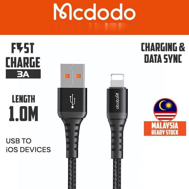 Cáp sạc nhanh MCDODO CA226 Micro USB / Type‑C / Lightning cho iPhone 14, 13, 12, 11 Pro Max, Mini, XR, XS, X, X Max, 8, 7, 6, 6s Plus