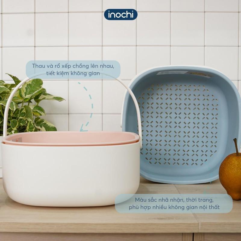 Bộ thau rổ có quai xách Yoko 27cm, phong cách tối giản sẽ mang tới cho không gian sống của nhà bạn vẻ đẹp tinh tế