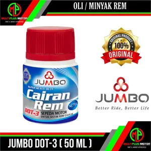 Minyak rem JUMBO DOT-3 Oli rem JUMBO 50ml DOT-3 ORIGINAL 100%