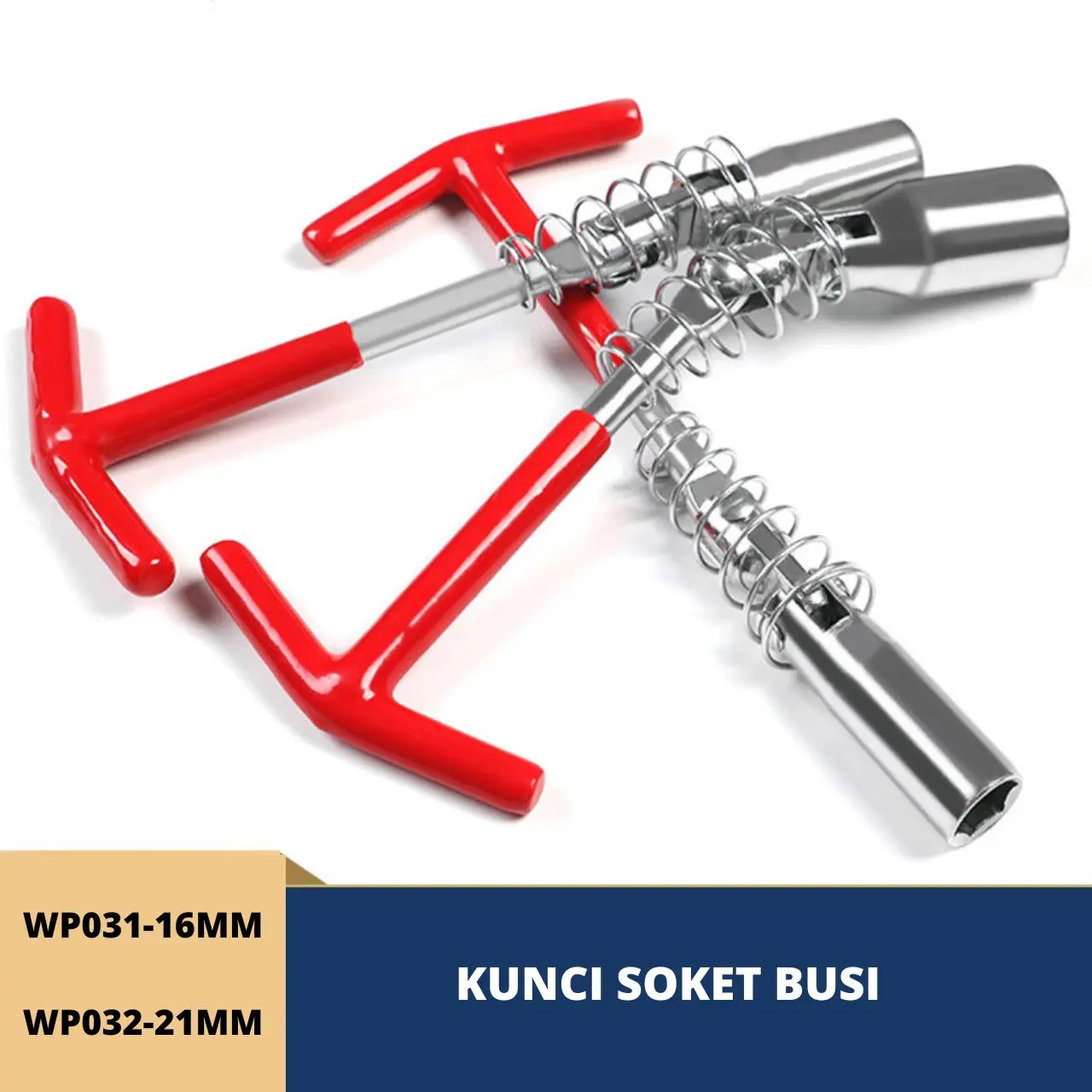 【COD】KUNCI BUSI / BUSI SOKET UNIVERSAL FLEKSIBEL 16MM DAN 21MM CHROME VANADIUM WP031 & WP032 JULONG
