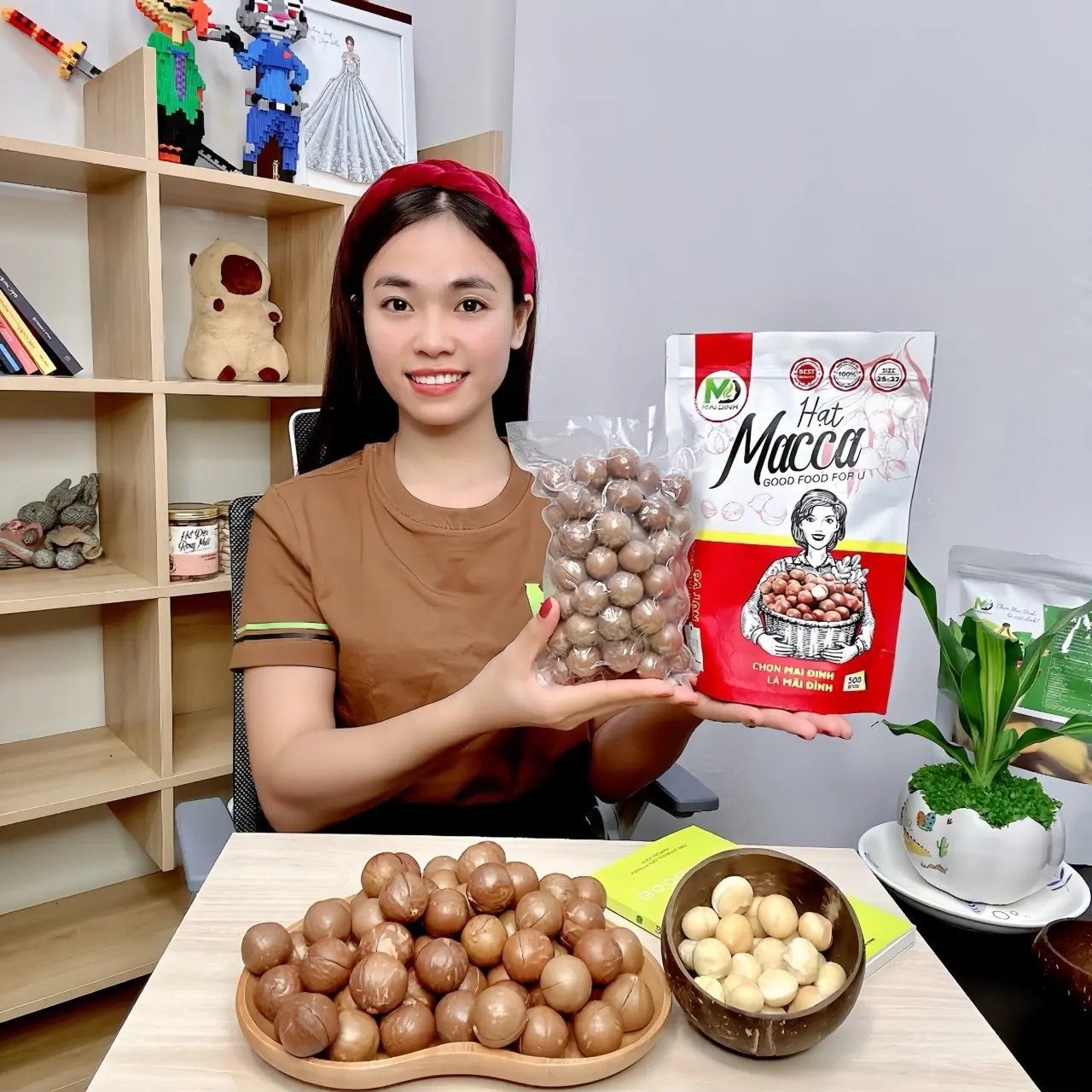 Hạt Macca Úc  nhập khẩu (Túi Zip hoặc Hộp ) MAIDINHSHOP