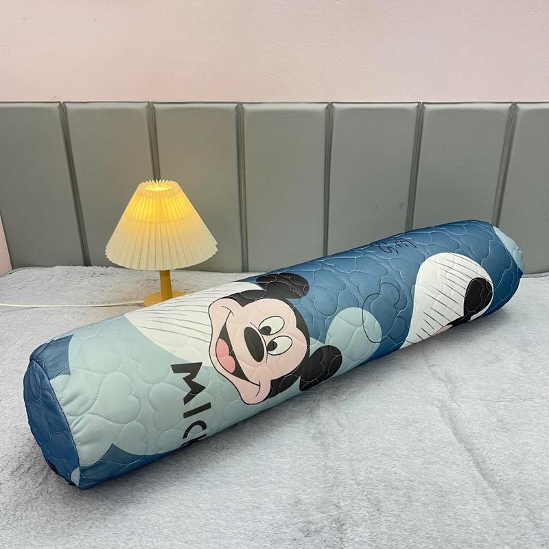 Vỏ gối ôm cao su non có khoá kéo kích thước 35*100cm có hoạ tiết bắt mắt mềm êm không kèm ruột