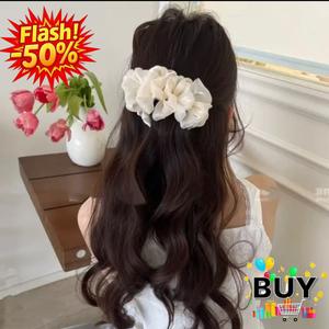 กิ๊บติดผม ขนาดใหญ่ กิ๊บติดผมกล้วย สำหรับผู้หญิง กิ๊บติดผมพลีทผ้า สำหรับด้านหลังศีรษะ ดีไซน์สวยงาม ทันสมัย มีสีชมพู สีดำ และสีขาว สวยๆ