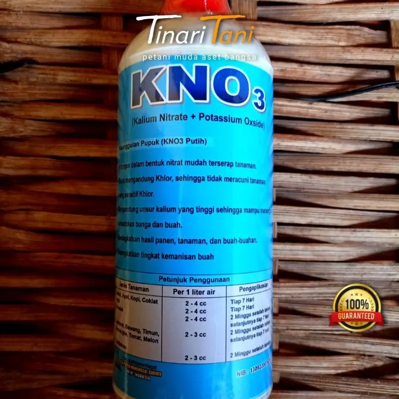 KNO3 GENERATIF Pupuk Kalium Nitrate + Potassium Oxside 1000 ML 100% Original - Tinari 4