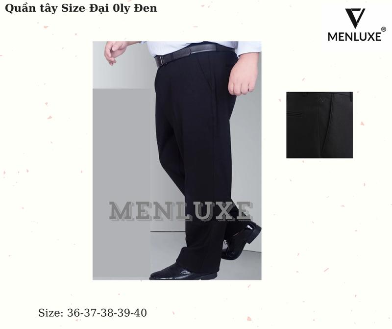 SIZE ĐẠI Quần tây 0 ly Classic dáng ống suông Menswear Nam quan big size quầntây nam