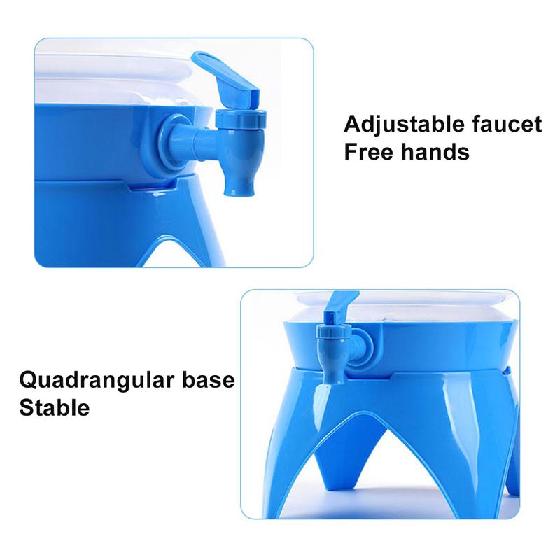 Product Introduction of Outdoor Folding Water Bucket 3.5/5.5/7.5L/9.5L Water Container For Camping Travel Picnic Juice Drinking Storage Tap Bucket Tools 17