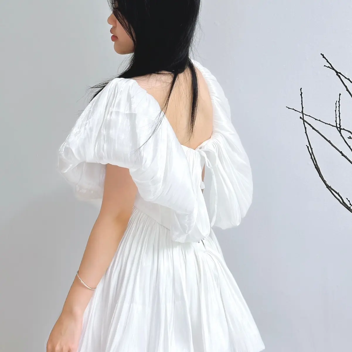 Đầm Pumkin Top Nữ Freesize Trắng - Usear - Women Dress