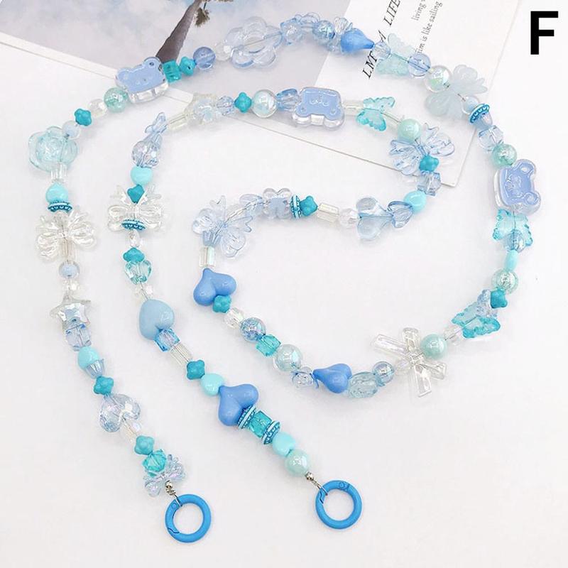 Product Introduction of Dây Chuyền Túi Đeo Chéo, Hạt Mới, Nhiều Ốp Điện Thoại Với Dây Chuyền Đeo Chéo Dọc, Acrylic Đính Cườm K4Q0 12