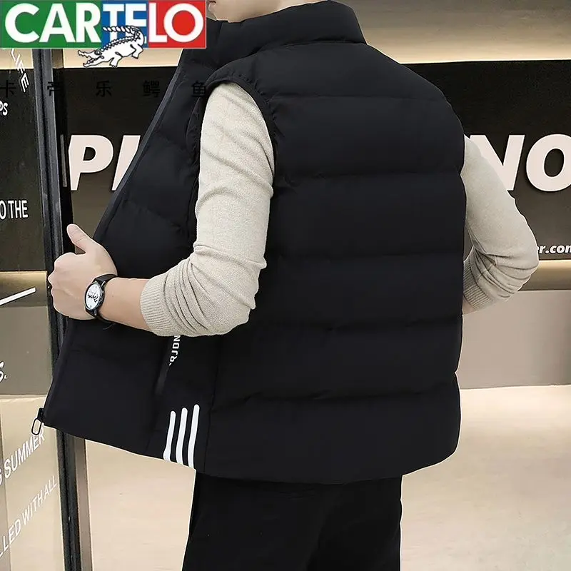 Áo Vest Cotton Cho Nam, Cartelo Cá Sấu, Thích Hợp Cho Mùa Thu Và Mùa Đông, Cao Cấp, Có Thể Mặc Ngoài Trời, Áo Gi-lê Lạnh Giá, Giảm Giá Xả Hàng