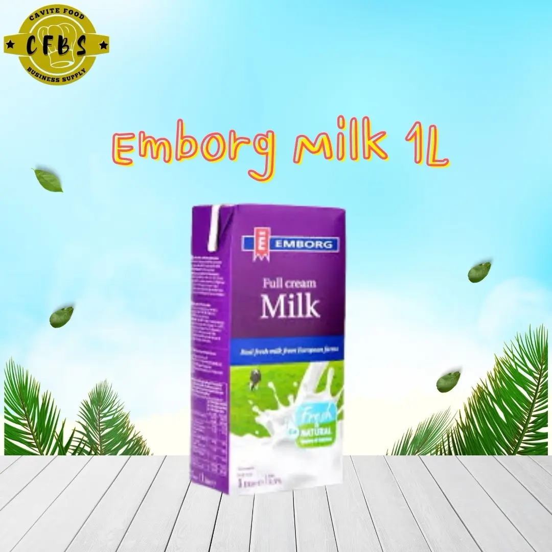 Emborg Milk 1L Dairy Milk Protein, Calcium, and Vitamin Rich Milk ...
