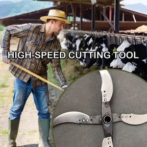 pisau mesin cacah pencacah pakan ternak Sayuran Ternak Entok Ayam Unggas untuk Dinamo dan Stick Bor