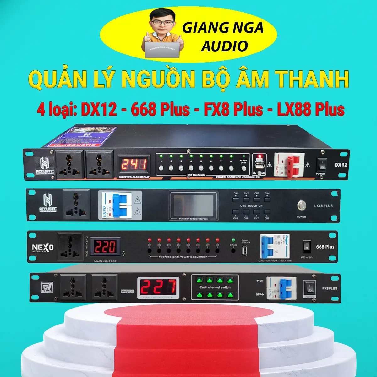Thiết bị Quản lý nguồn bộ âm thanh karaoke