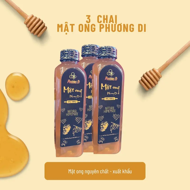 Mật Ong Nguyên Chất Xuất Khẩu, Mật Ong Tách Thuỷ Phần Đặc Sánh Từ Hoa Tự Nhiên 3